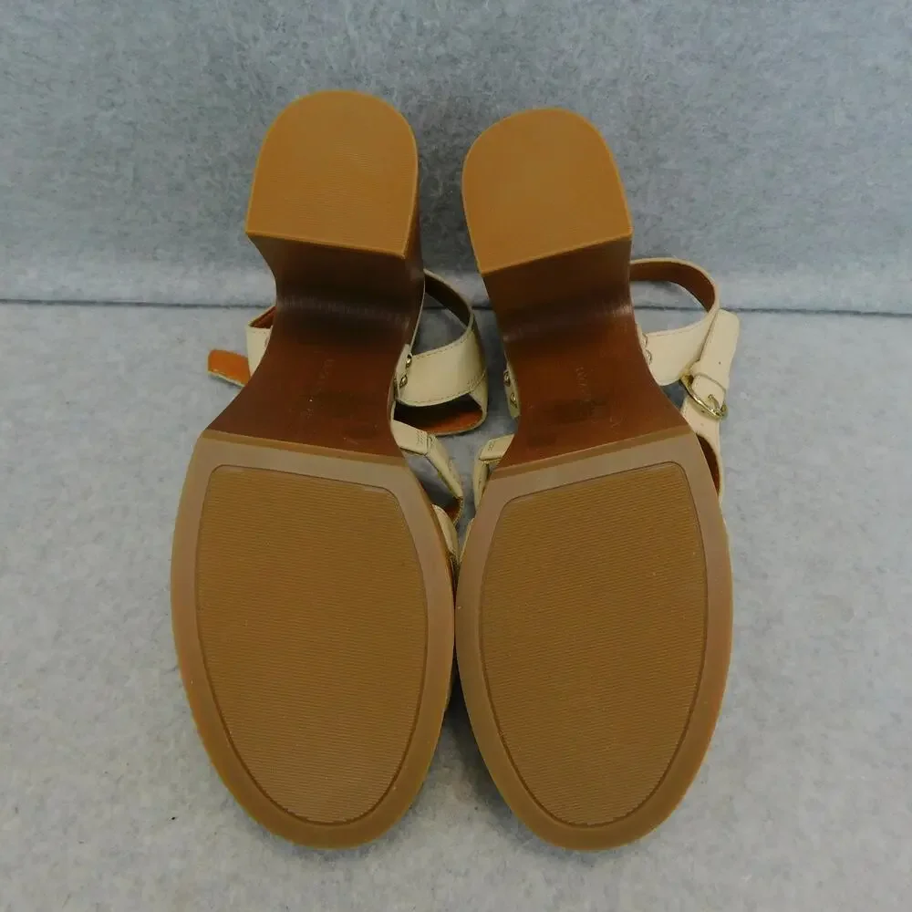 Lucky Brand Women's Imana Strappy Slingback Platform Dress Sandals - Size 8.5 - Picture 7 of 8